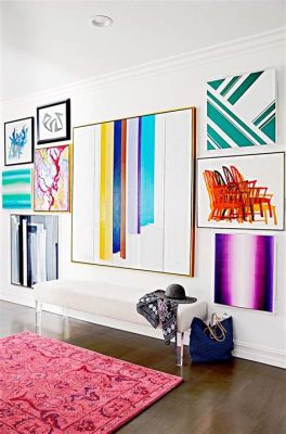 how to hang canvas art on wall and why does the color of the wall matter?