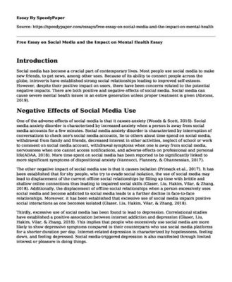 an analytical essay can be about the impact of social media on mental health. In this essay, we will explore various perspectives on this topic and analyze its implications.