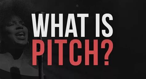 what is pitch in music and why does it matter to your favorite singers?